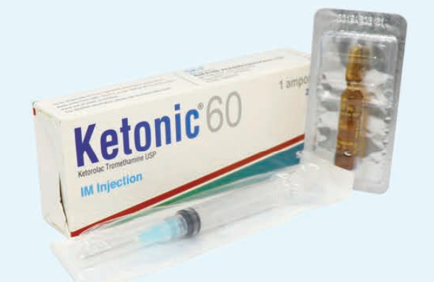 KETONIC 60mg IM/IV Injection SKF (2x8's/Box) - បាយមេដ ខេមបូឌា - Buymed ...