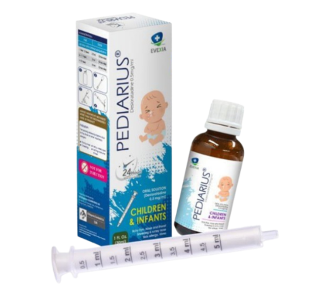 Pediarius desloratadine 0.5mg/ml evexia (bot/30ml) - បាយមេដ ខេមបូឌា ...